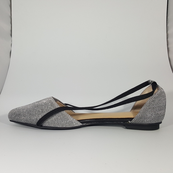 NR Rapisardi Silver Diorsay Flat Sandal - Picture 3 of 4